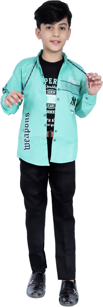 double diamond Boys Casual Shirt Pant Price in India Buy double
