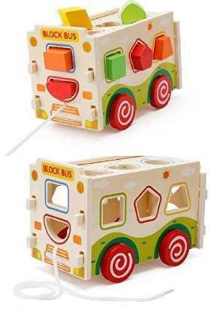 Wooden bus shape sorter new arrivals