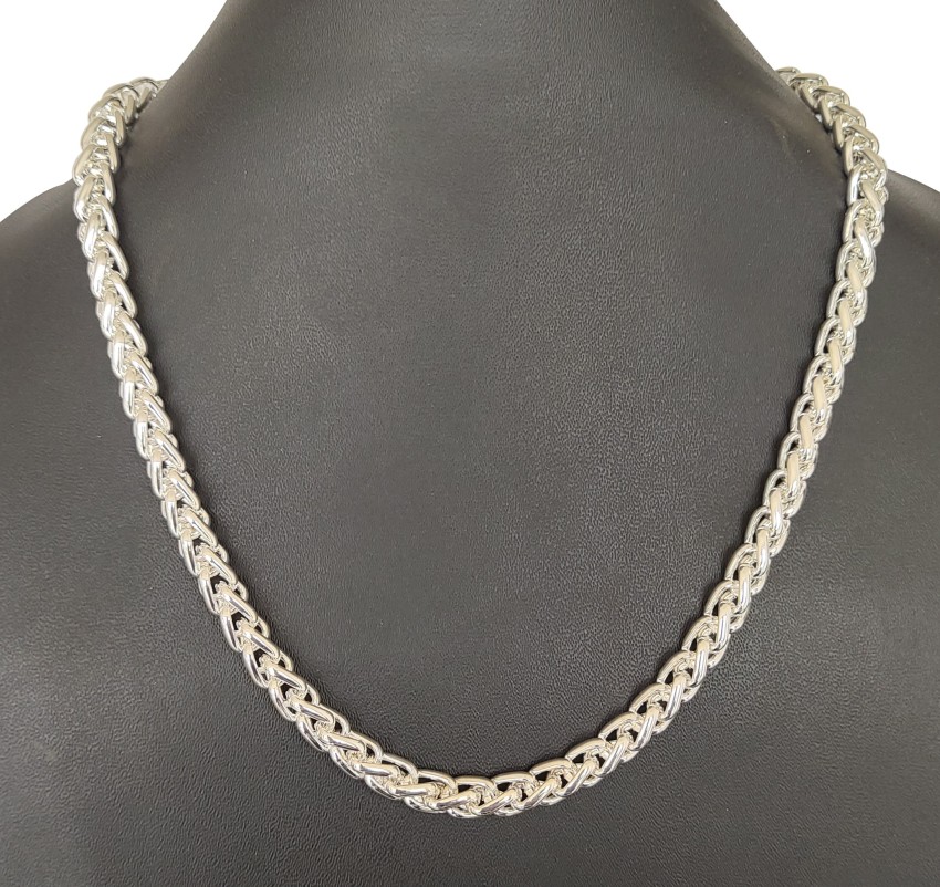 Thick rope clearance chain silver