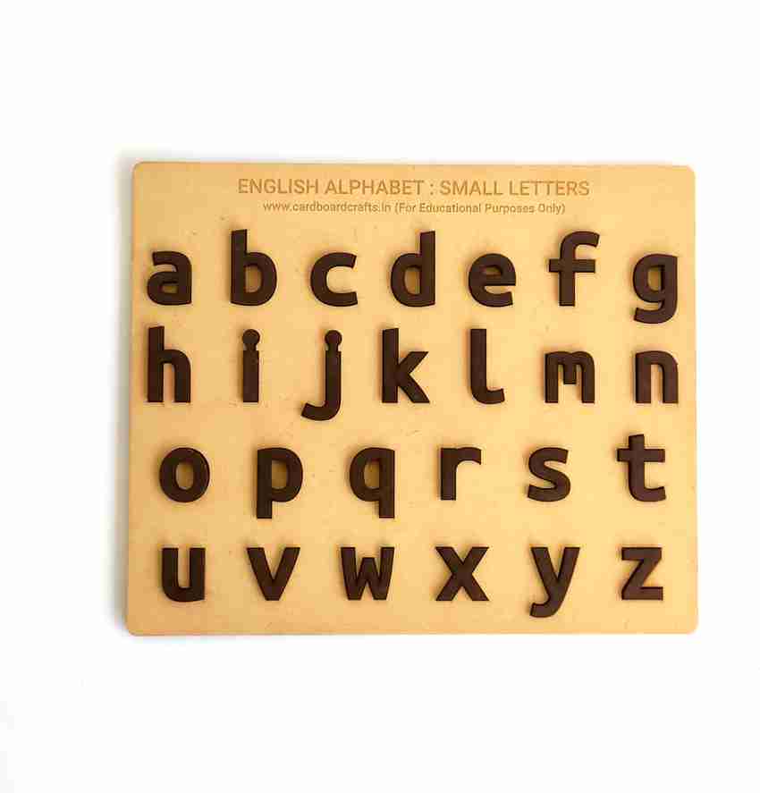 Cardboard block letters top