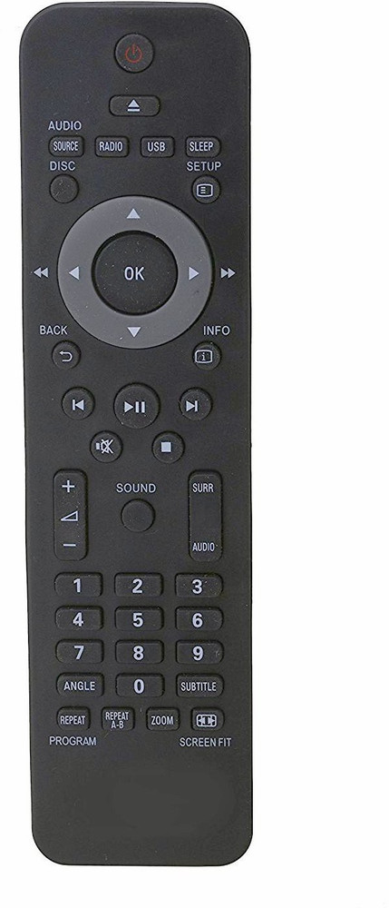 Philips music system remote control sales