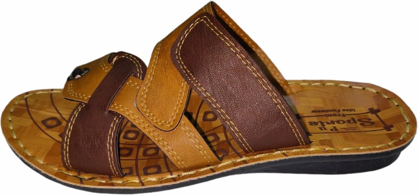 Gold outlet sandals men