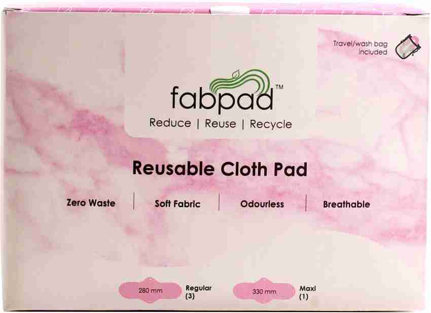 FabPad Reusable Washable Cloth Pads Napkin for Women Sanitary Pad