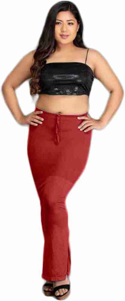 Maashu New Model Saree Shapewear Red -S Cotton Blend Petticoat Price in  India - Buy Maashu New Model Saree Shapewear Red -S Cotton Blend Petticoat  online at
