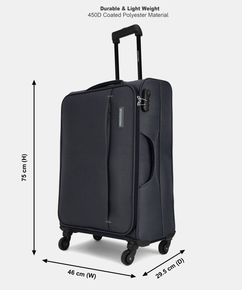 PROVOGUE Edge Expandable Check in Suitcase 30 inch Grey Price