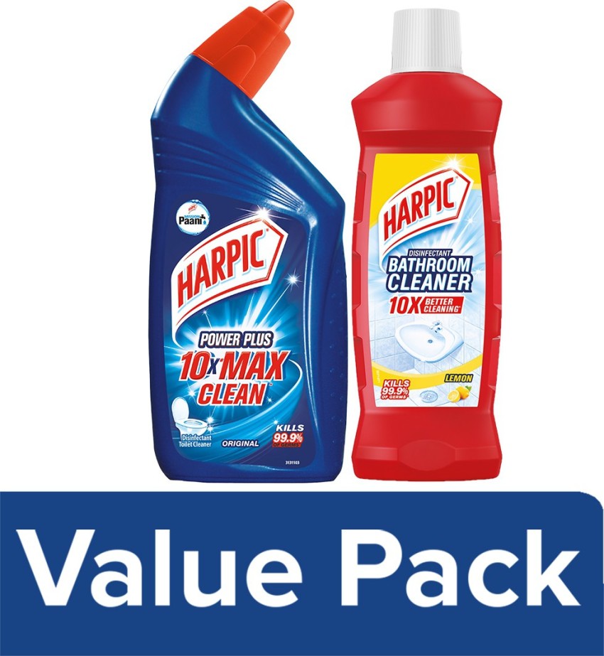 Buy Harpic Bathroom Cleaning Liquid Lemon 500 Ml Online At Best