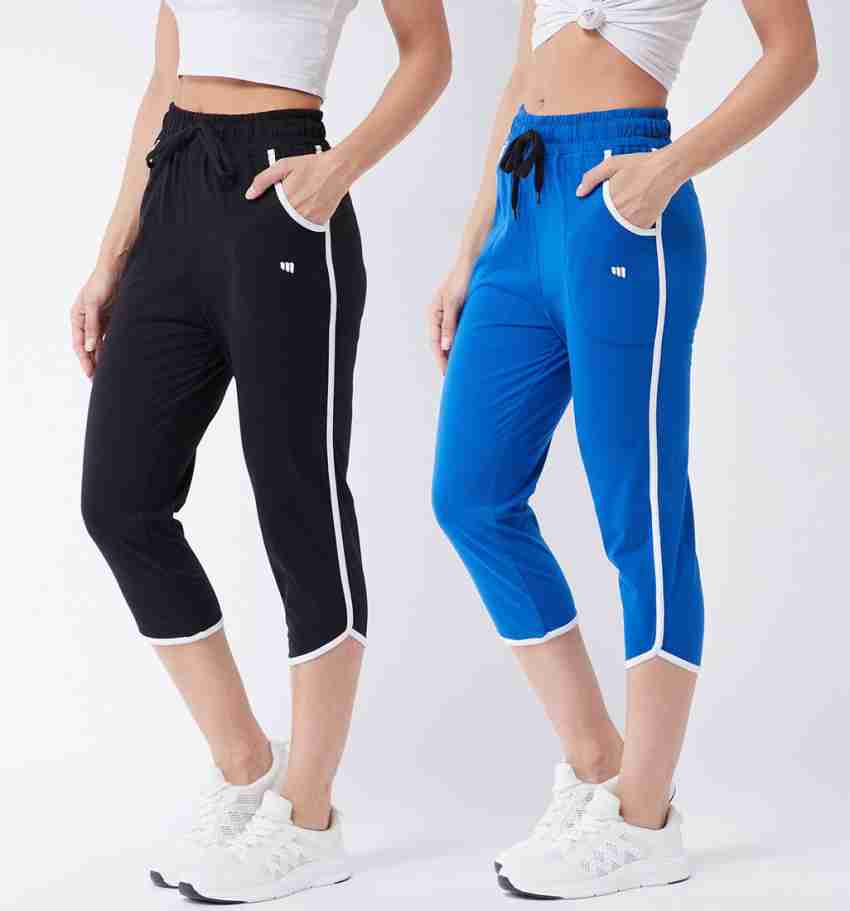 Modeve Solid Women Black, Blue Track Pants - Buy Modeve Solid Women Black,  Blue Track Pants Online at Best Prices in India