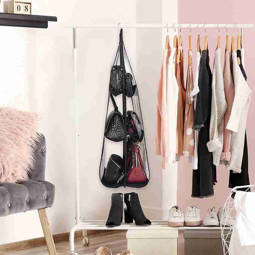 Hanging purse organizer closet online