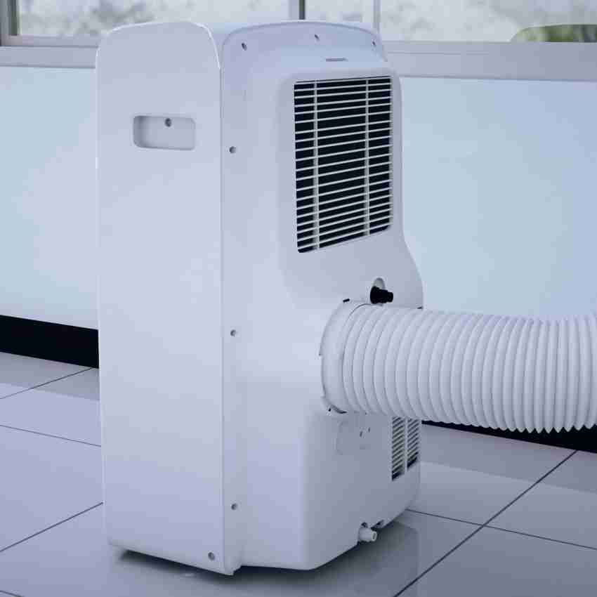 Blue Star 1 Ton Portable with Multi Sensors Self Diagnosis Hydrophilic Gold Fins for Protection AC White Grey