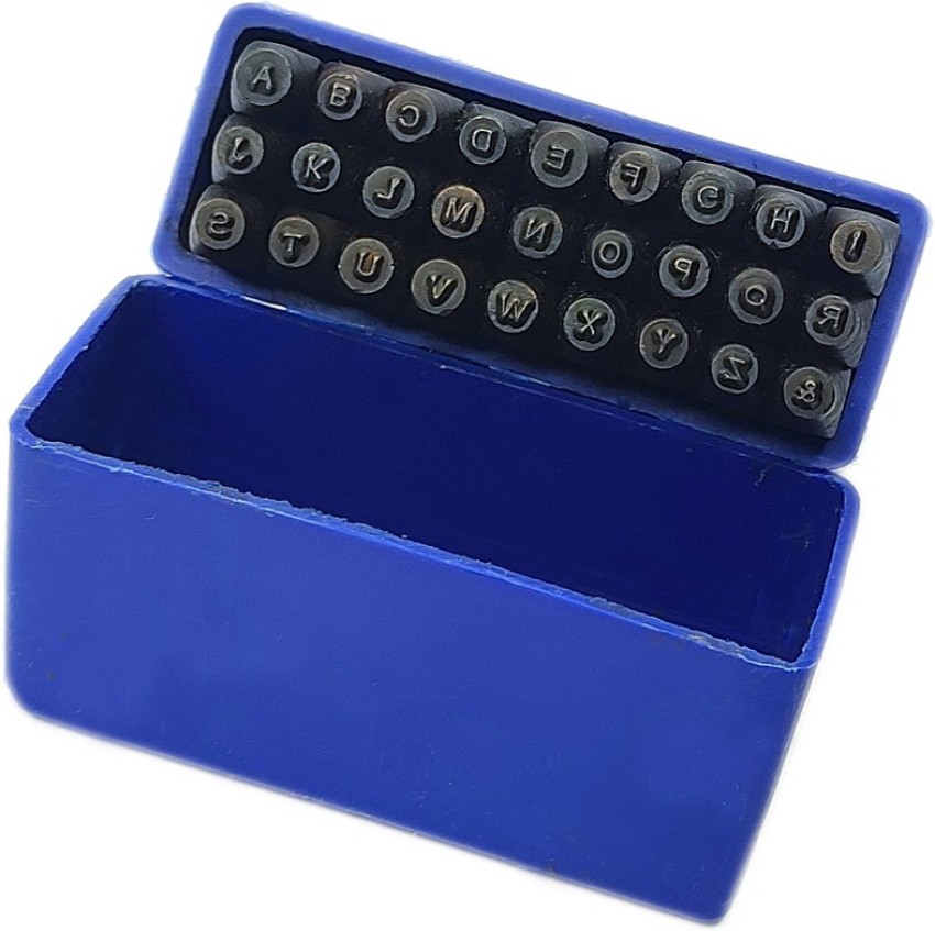 Scorpion Hardened Steel Alphabet Punch Set, 3/32 Inches-2.4mm