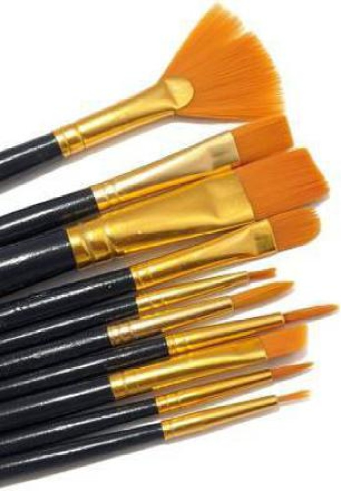 Acrylic Paint Brush Set 10 Pearl Pointed Tip Paintbrushes Paint Brushes for Kids Paint Brush Set for Acrylic Painting,Crafts Supplies, Men's, Size