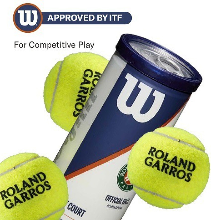 WILSON WRT126400 ROLAND GARROS ALL 4 Can Tennis Ball