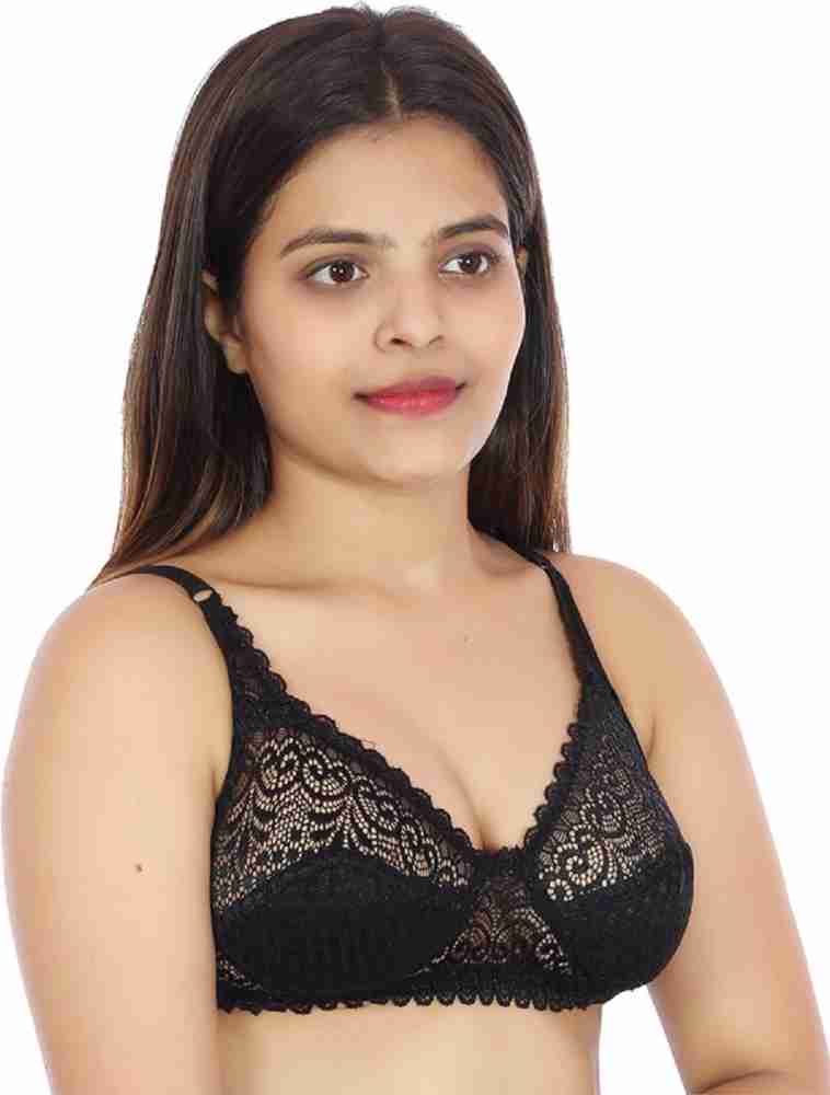 KARMUN FANCY COTTON NET BRA Women T-Shirt Non Padded Bra - Buy KARMUN FANCY  COTTON NET BRA Women T-Shirt Non Padded Bra Online at Best Prices in India