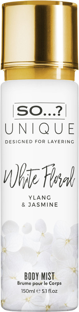 So unique white floral body mist store