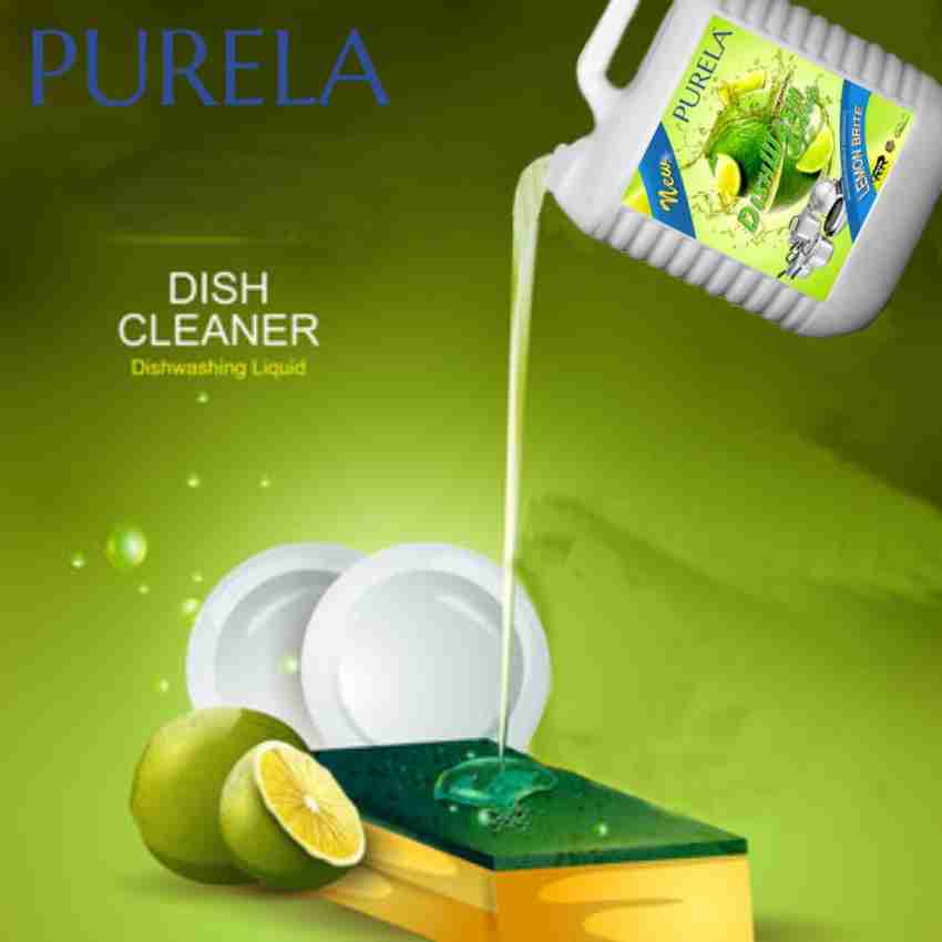 PURELA Dish Wash liquid Anti-Bacterial Disinfectant Dish & Utensil