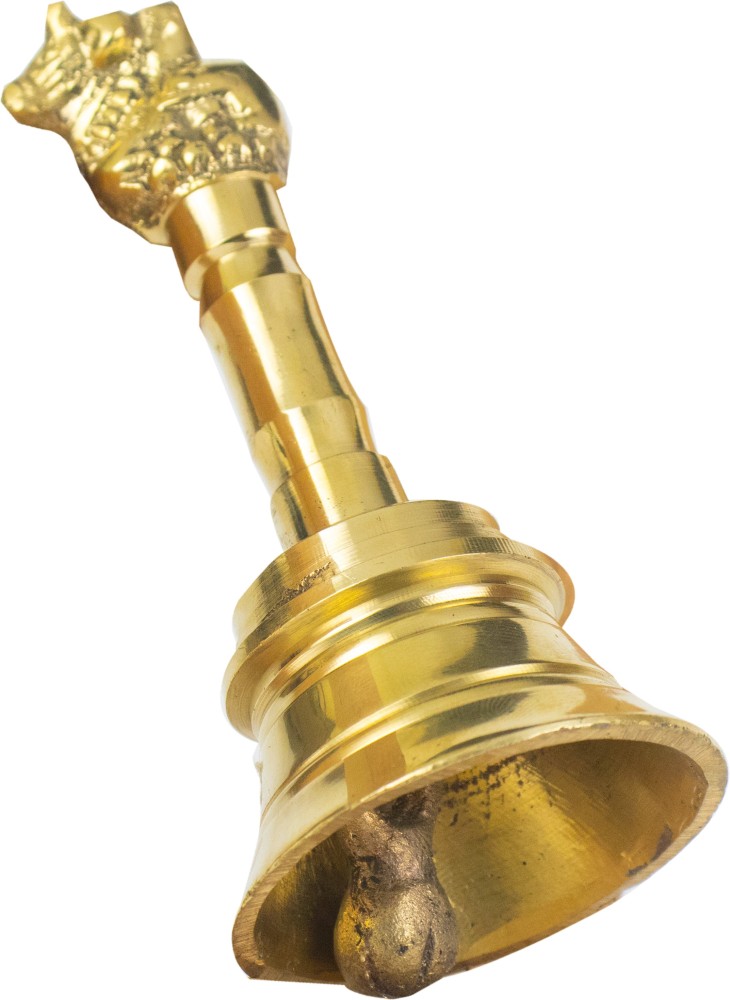 Spillbox Traditional Brass Bell/Ghanti Brass Pooja Bell Price in India -  Buy Spillbox Traditional Brass Bell/Ghanti Brass Pooja Bell online at