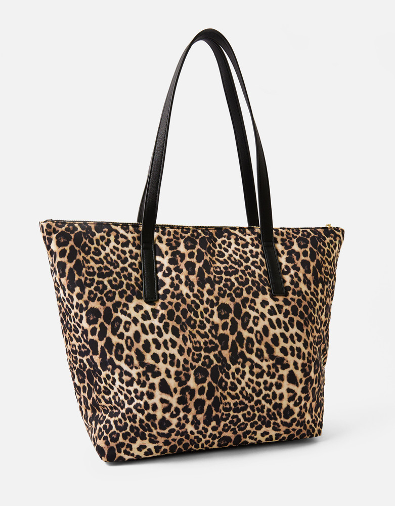 Buy ACCESSORIZE LONDON Women Multicolor Tote LEOPARD Online Best