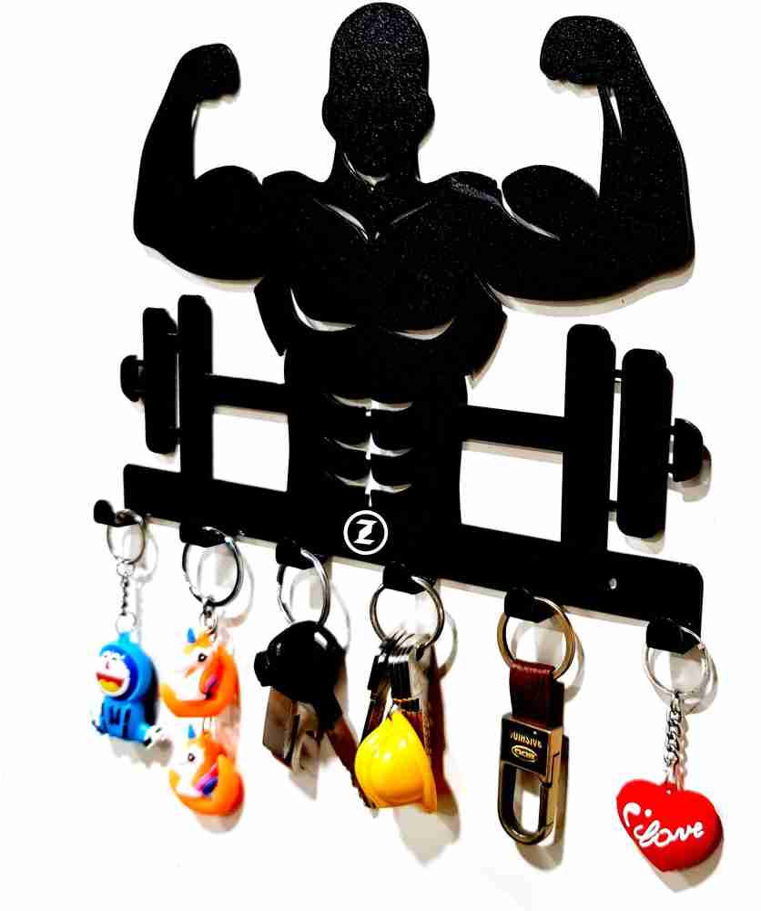 Gym key store holder