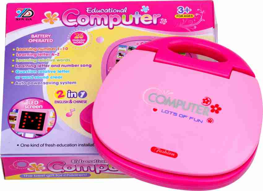 Toy Mall Toy World 65 Activity Pink Colour Laptops & Tablets Notebook  Computer Activities & Games Including Mouse for Kids (Multi Color) :  : Toys & Games