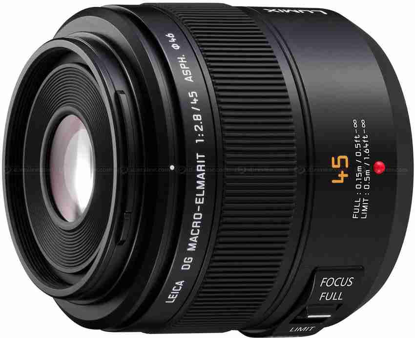 Panasonic Leica DG Macro-Elmarit 45mm f/2.8 ASPH. MEGA O.I.S. Telephoto  Prime Lens - Panasonic : Flipkart.com
