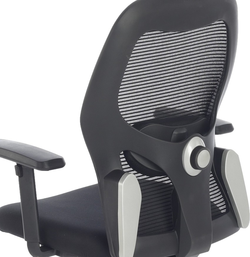 Marvel ergonomic chair in on sale black colour by durian