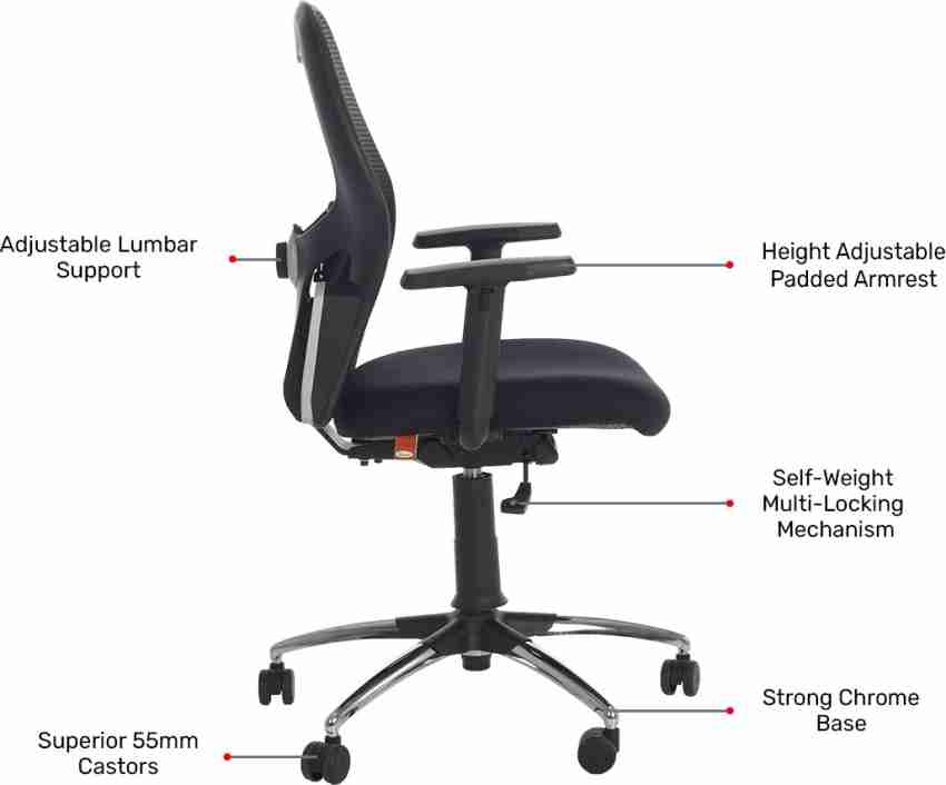 Durian Marvel Medium Back Mesh Office Executive Chair Price in