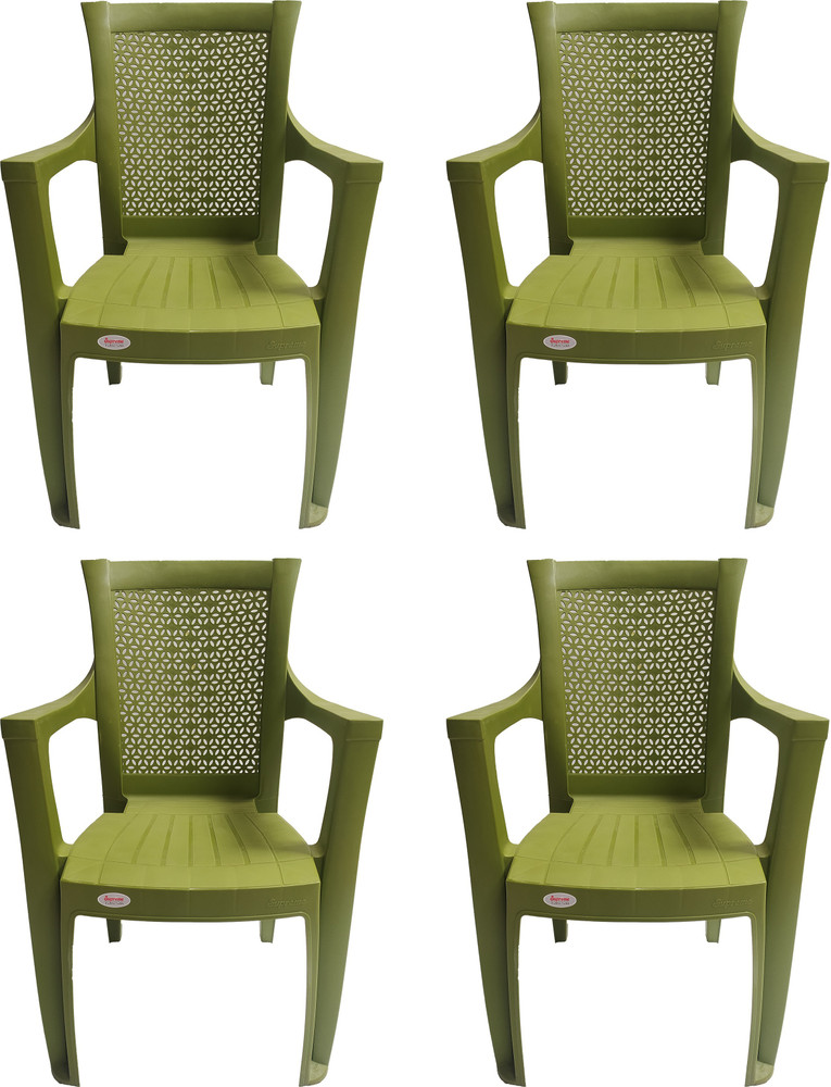 Supreme Net Heavy Duty Plastic Chair for Home Office and Garden
