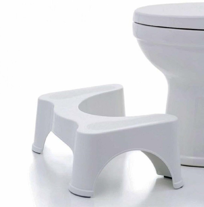 Squatty Potty The Original Bathroom Toilet Stool Height, White, 9