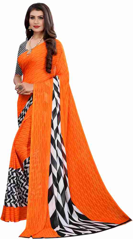 Buy premium choice Printed Bollywood Georgette Multicolor Sarees
