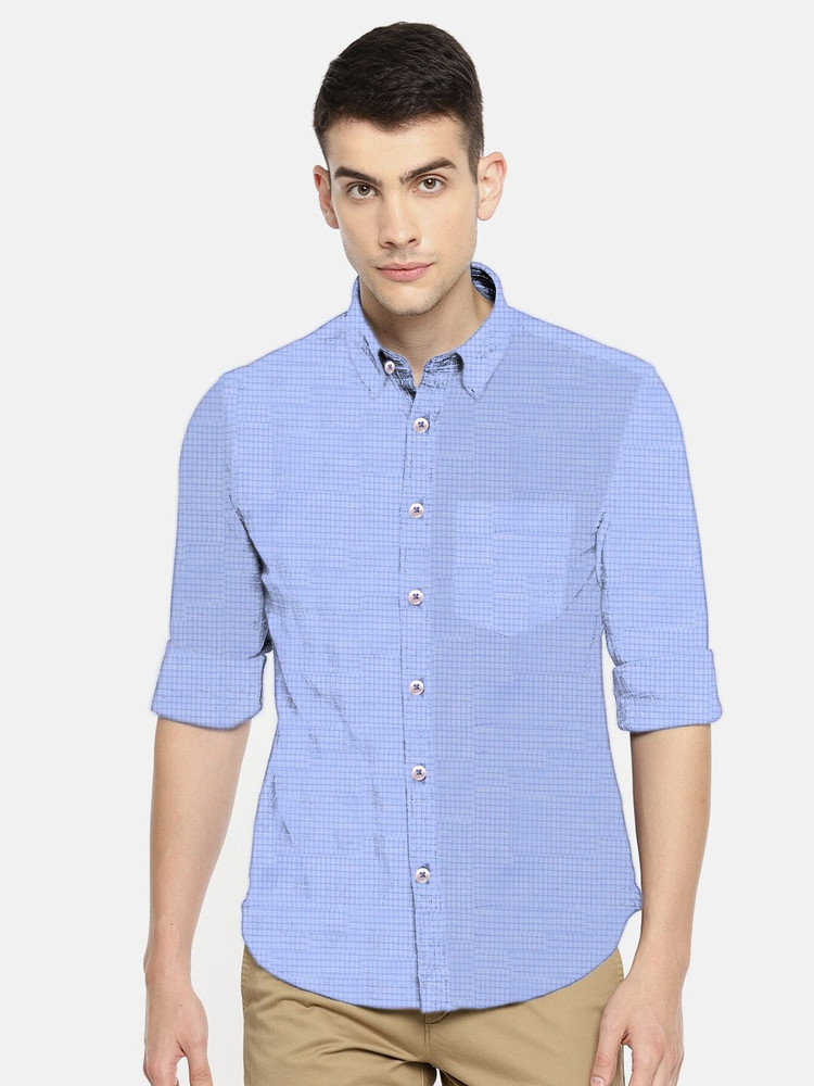 Cavenders Men Checkered Formal Light Blue Shirt Buy Cavenders Men Checkered Formal Light Blue Shirt Online at Best Prices in India Flipkart