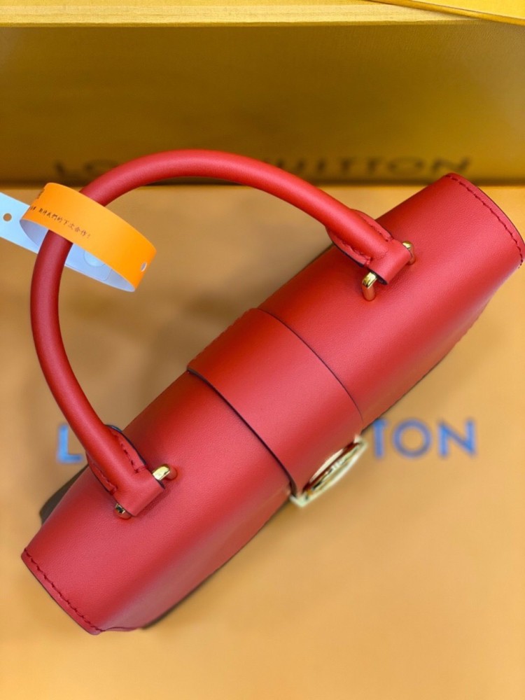 LV Red Sling Bag LOCKY BB Poppy - Price in India