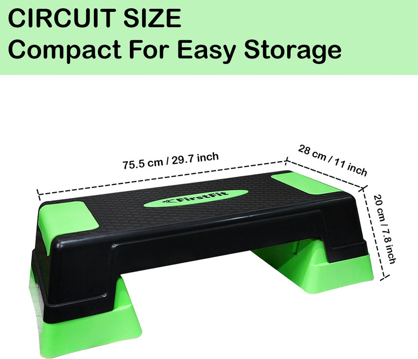 FirstFit Exercise Step Platform Aerobic Stepper Fitness Workout