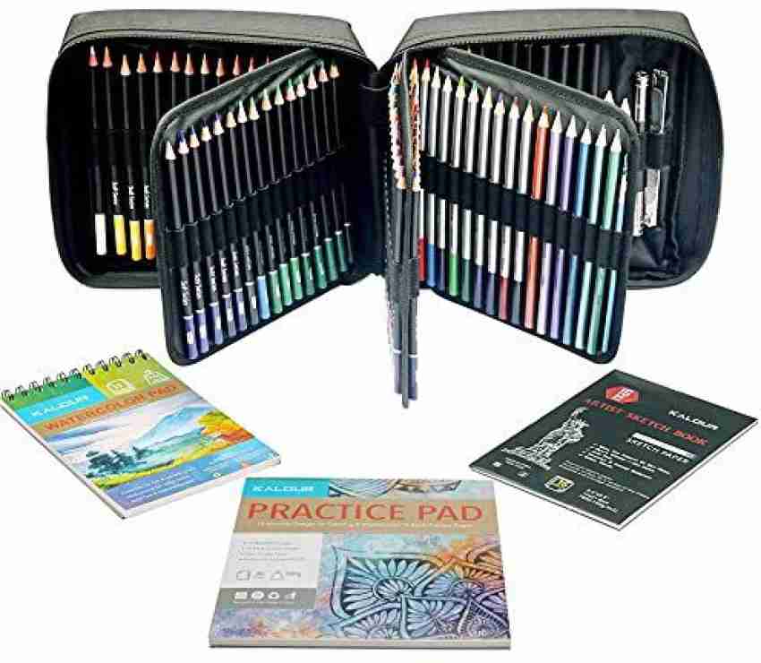 Sketching and Drawing Pencils Set, 37-Piece Professional Sketch Pencils Set in Zipper Carry Case, Art Supplies Drawing Set with Graphite Charcoal