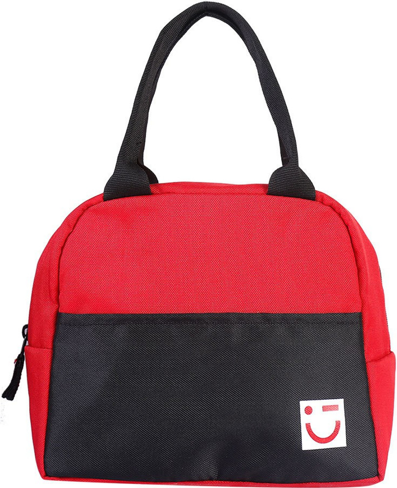 MINISO Solid Color Lunch Bag Red Waterproof Lunch Bag
