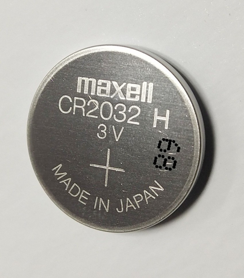 Maxell CR2032 H Lithium Coin Cell Battery, Non- Rechargeable