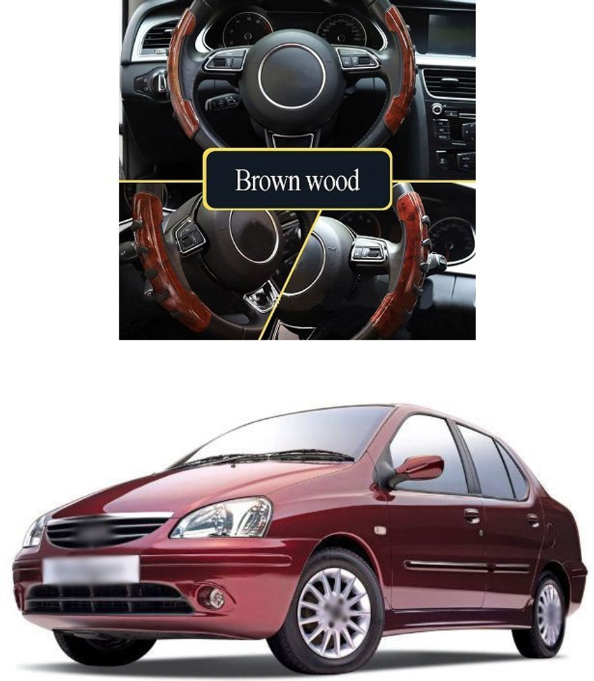 PRTEK Hand Stiched Steering Cover For Tata Indigo CS Price in