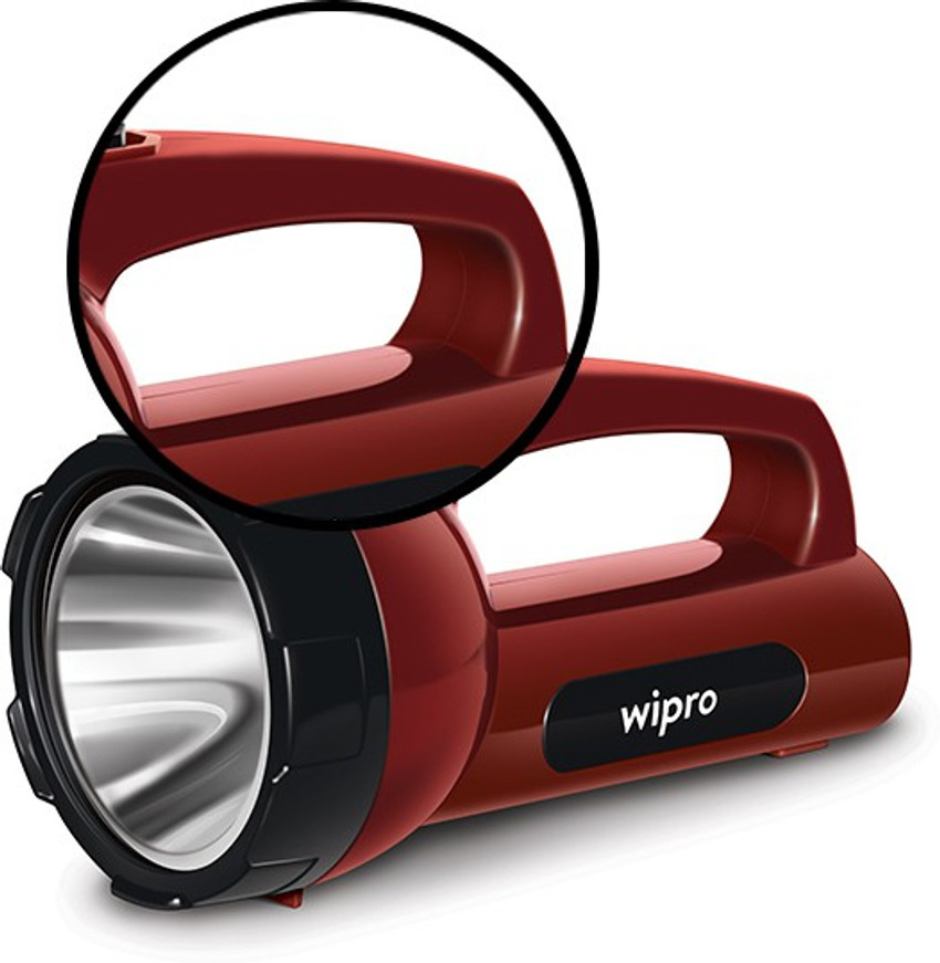 Wipro emerald rechargeable outlet led torch 5w