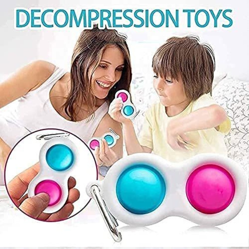 Keychain Spinner Fidget Ring Toy, Metal Key Spinner,fidget Keychain Sensory  Toys For Man Women And Kids