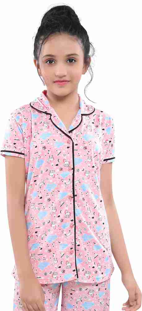 TUCUTE Kids Nightwear Girls Printed Fleece Blend Price in India Buy TUCUTE Kids Nightwear Girls Printed Fleece Blend online at Flipkart