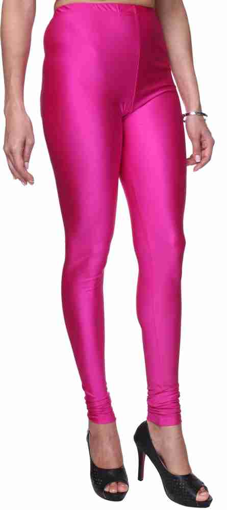 Lavender Pink Shiny Leggings