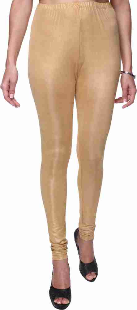 TRASA Women's Cotton Slim Fit Ankle Leggings - Maroon –