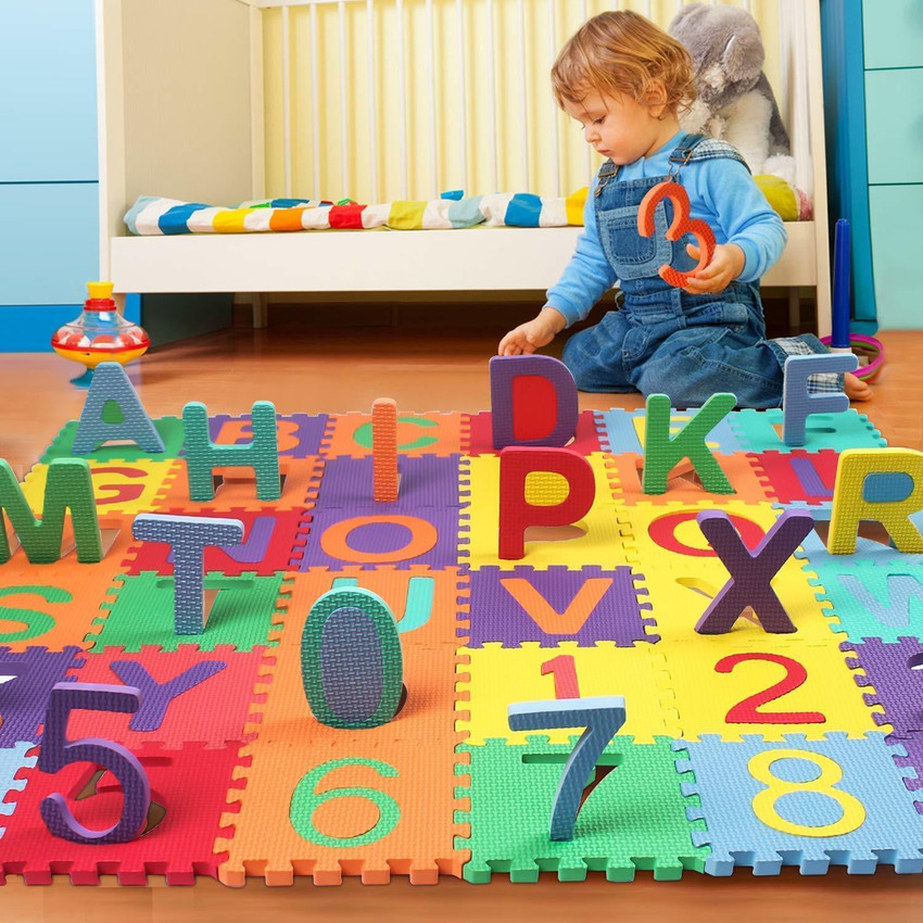 Rubber play mat 2025 baby