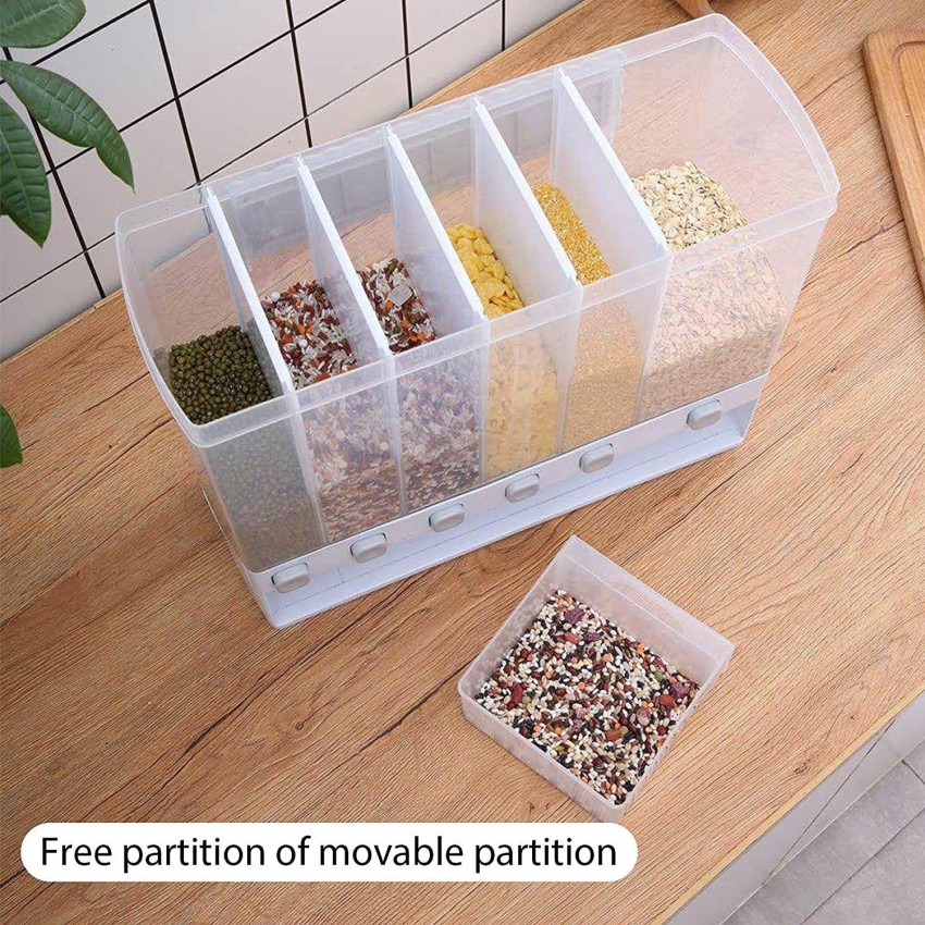 1 Set 28/56 Grid Seed Storage Container, Sealed Clear Plastic Storage Box,  Portable Cereal Dispenser Bottle With Lid, For Garden Seeds, Candy, Nuts, S