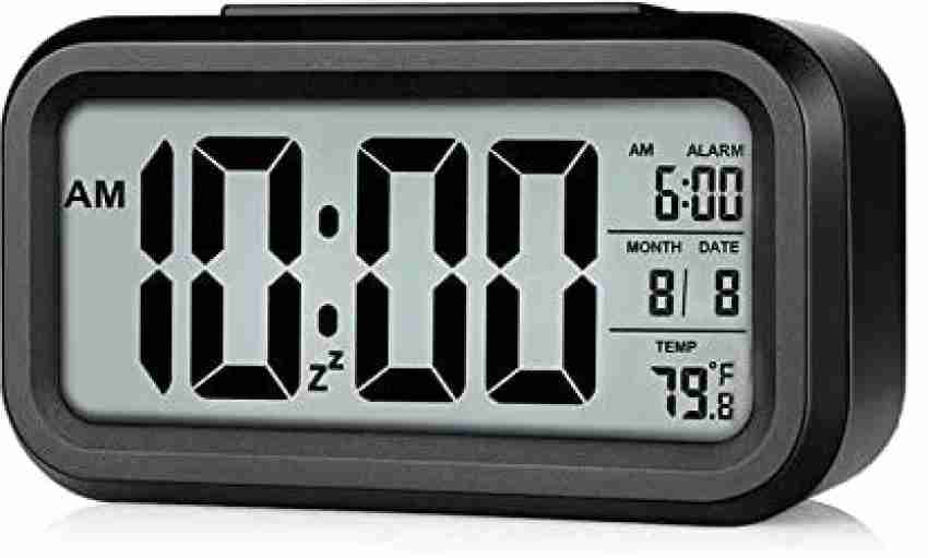 Kadio Digital Black Clock