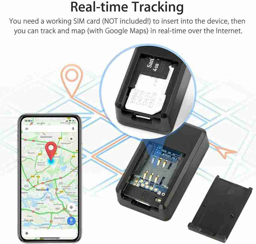 Wenasi GPS Tracker, Magnetic GF07 Mini GPS Real Time Car Locator Tracker  GSM/GPRS Tracking Device Long Standby Real-Time Positioning Device GPS  Tracker for Vehicle/Car/Person Kids Elder Pets 
