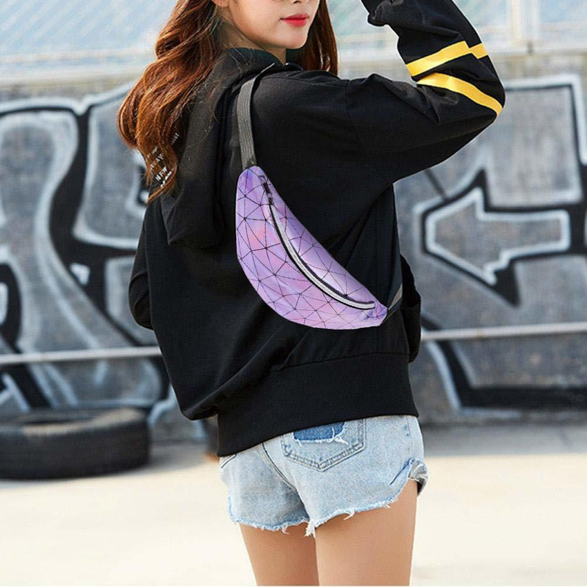 Keekos Stylish Fanny Packs for Women Girls PU Leather Belt Bag