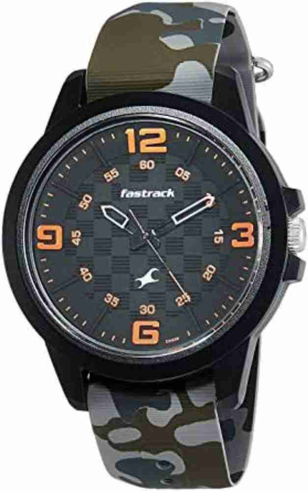 Fastrack camouflage watch outlet