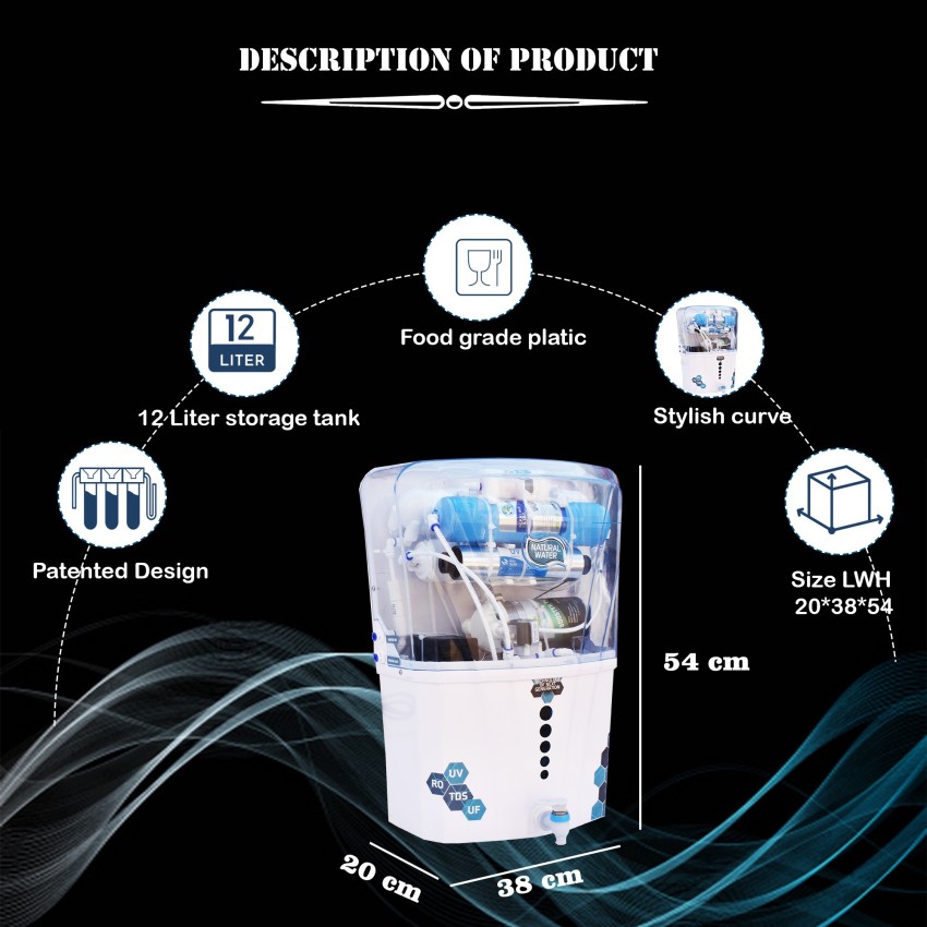 Buy Aqua RO Purifier RO+UV+TDS Purifier Advanced Technology - 12 Liters  Online at desertcartINDIA