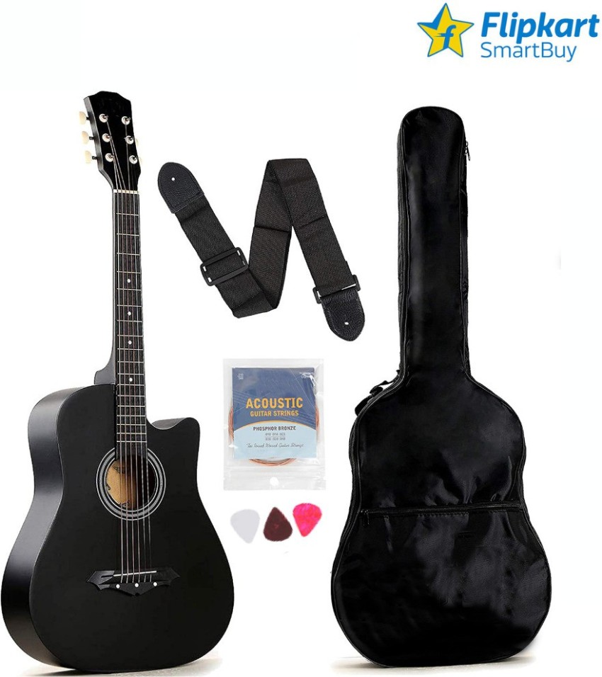 Flipkart SmartBuy FKSB 38G BK Acoustic Guitar Linden Wood Rosewood