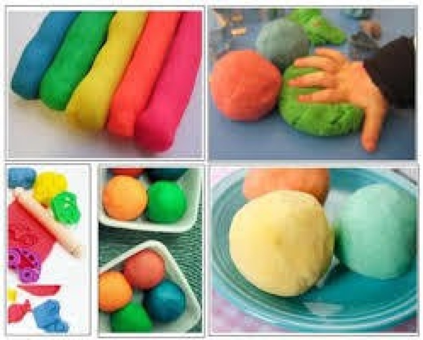 anjanaware Play Dough Set Of 12 Colours / clay set for kids